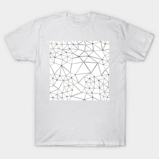 Segment Color Spot White T-Shirt